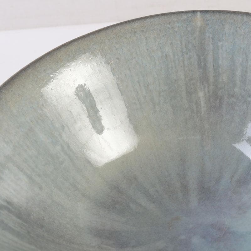 Uno Sokan Celadon Tea Bowl — Intangible Cultural Heritage Master, Signed Wood Box