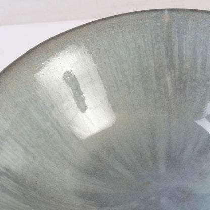 Uno Sokan Celadon Tea Bowl — Intangible Cultural Heritage Master, Signed Wood Box