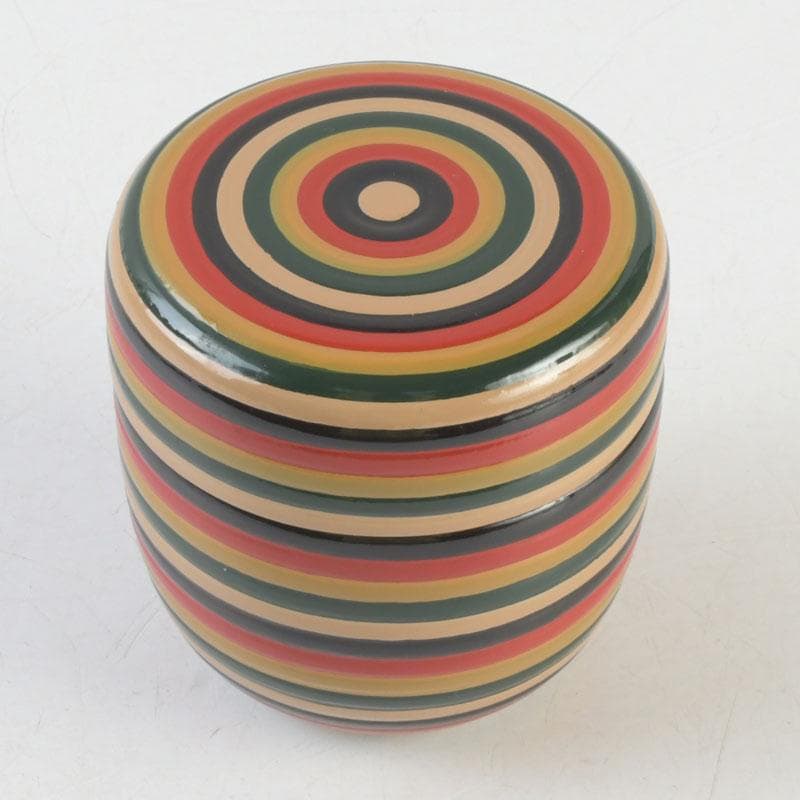 Kanazawa Lacquerware Koma-nuri Chūnatsume Tea Caddy by Nōsaku, Tomobako