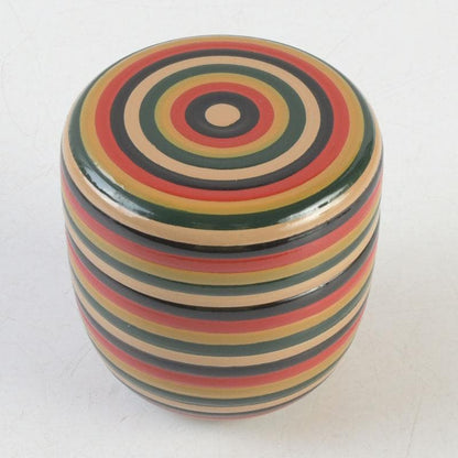 Kanazawa Lacquerware Koma-nuri Chūnatsume Tea Caddy by Nōsaku, Tomobako