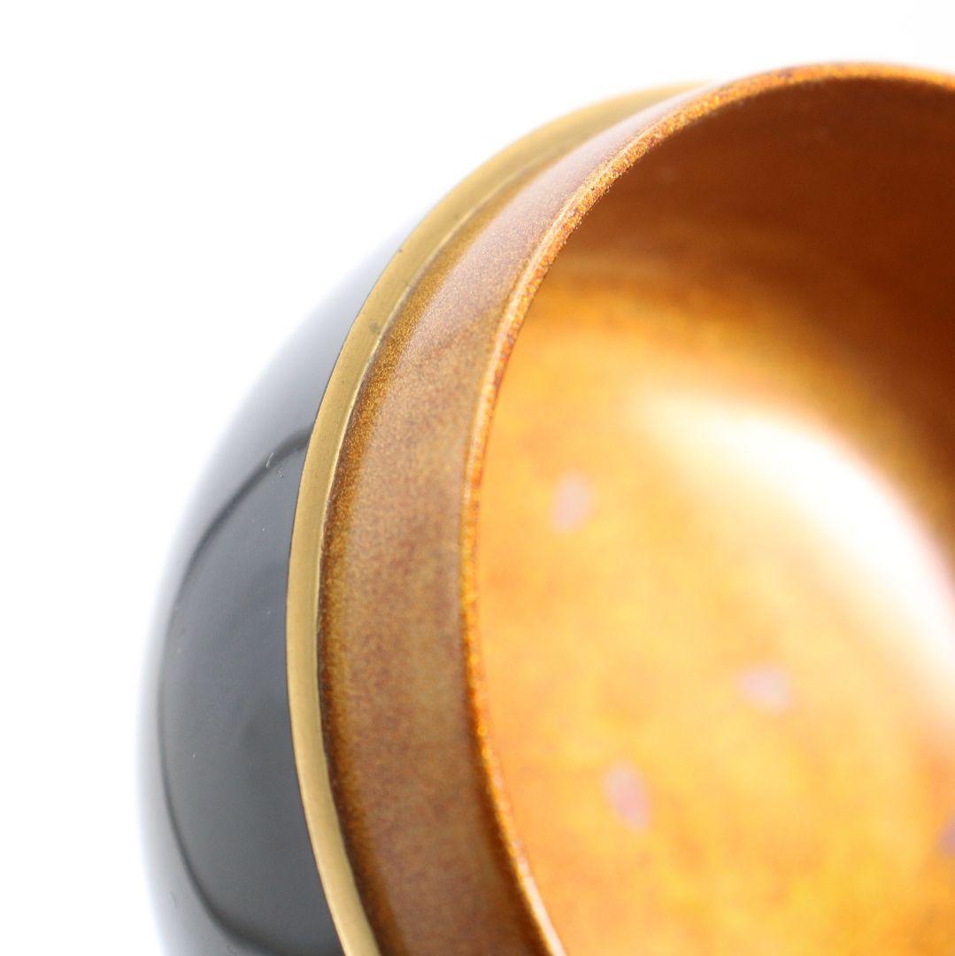 Tamai Shinsaku Sakura Maki-e Hira-Natsume, Gold Nashiji Interior