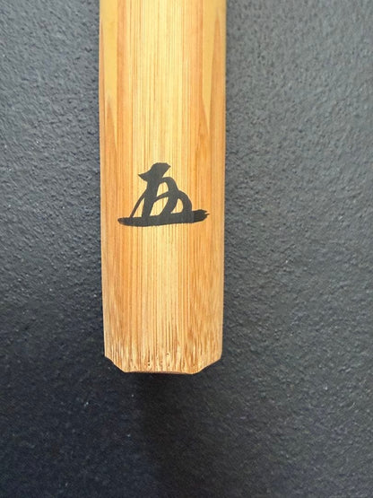 Tea Scoop by Kobayashi Taigen, Head Priest of Daitokuji Obai-in — Mei 'Toyo' (Peach Leaf), Signed Box