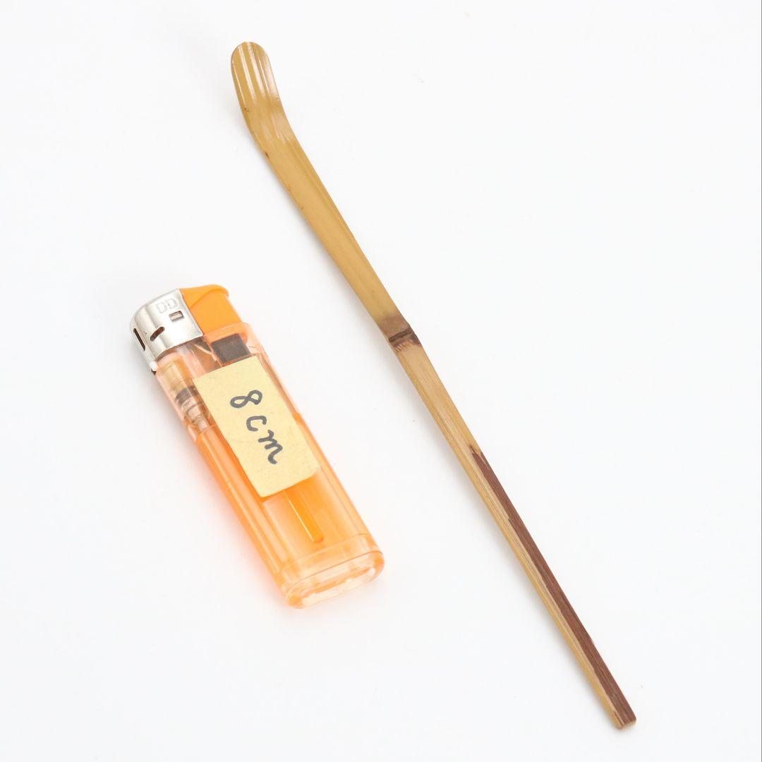 Omokage — Bamboo Chashaku by Okuda Sōshun, Inscribed by Satō Bokudō
