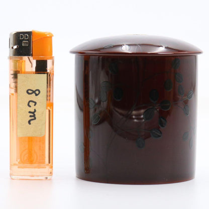 Bell Cricket Maki-e Kinrinji Tea Container by Nakamura Soetsu — Autumn Lacquerware