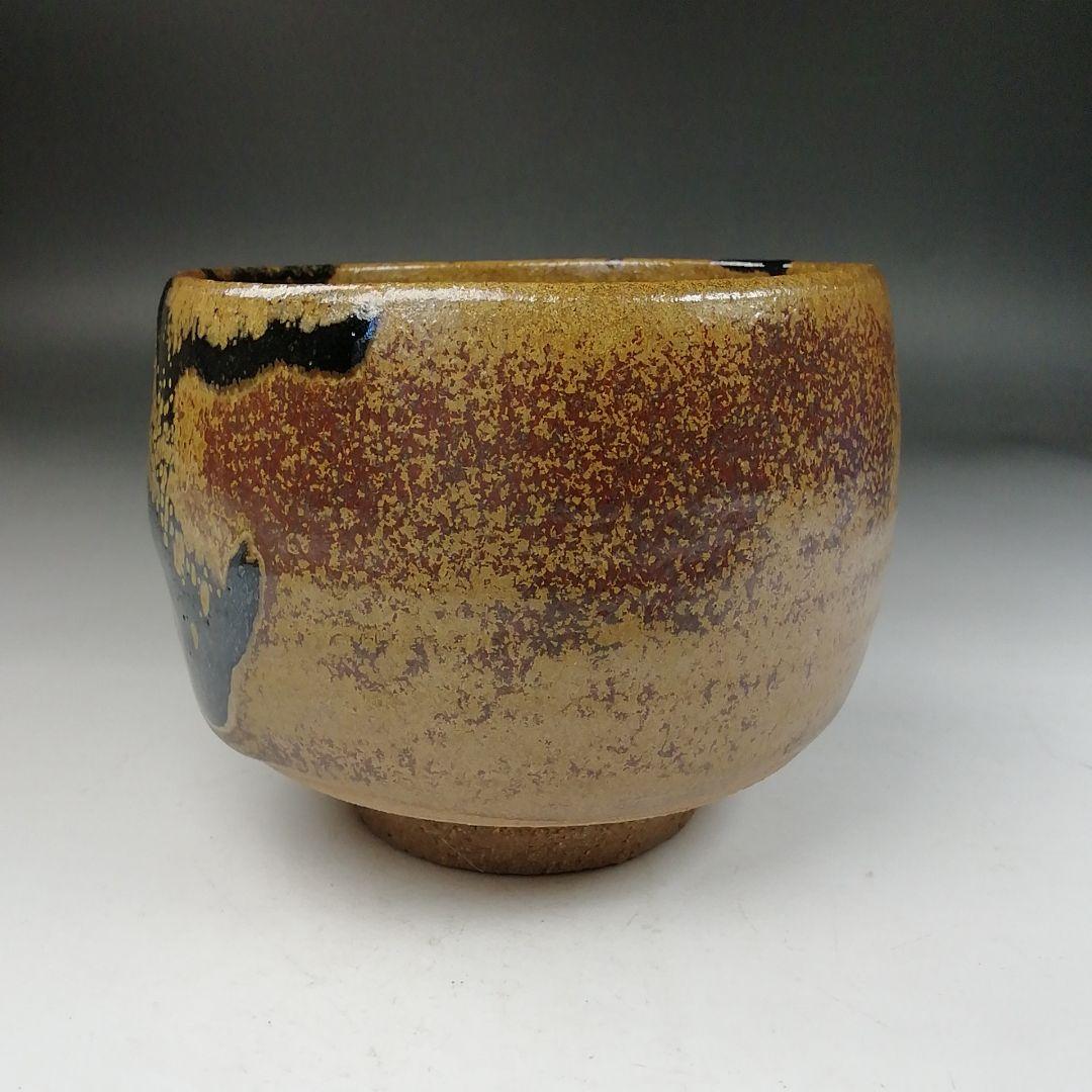 Ogi-Karatsu Chawan by Inoue Kenji — Tenzan-gama | Ame-Yu & Iron Glaze Tea Bowl, Signed Tomobako
