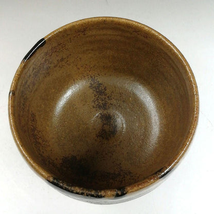 Ogi-Karatsu Chawan by Inoue Kenji — Tenzan-gama | Ame-Yu & Iron Glaze Tea Bowl, Signed Tomobako