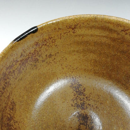 Ogi-Karatsu Chawan by Inoue Kenji — Tenzan-gama | Ame-Yu & Iron Glaze Tea Bowl, Signed Tomobako