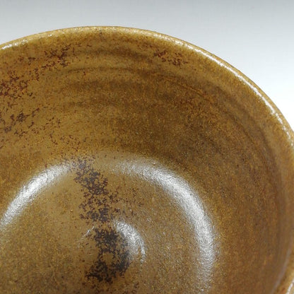 Ogi-Karatsu Chawan by Inoue Kenji — Tenzan-gama | Ame-Yu & Iron Glaze Tea Bowl, Signed Tomobako