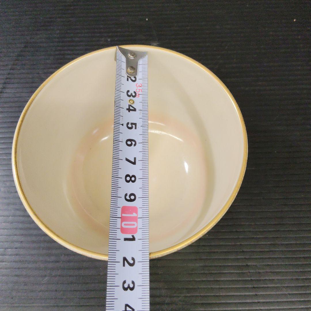 Hashimoto Shiun Ninsei-Style Senmen Fan Tea Bowl Kyo-yaki Chawan Gold Iro-e