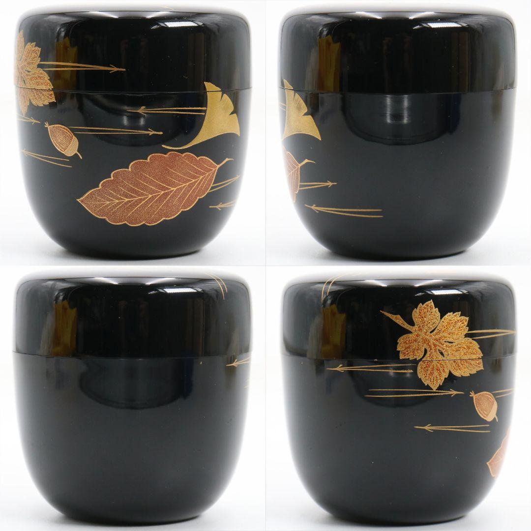 Fukiyose Maki-e Chu-Natsume — Ginkgo & Autumn Leaves by Shosai