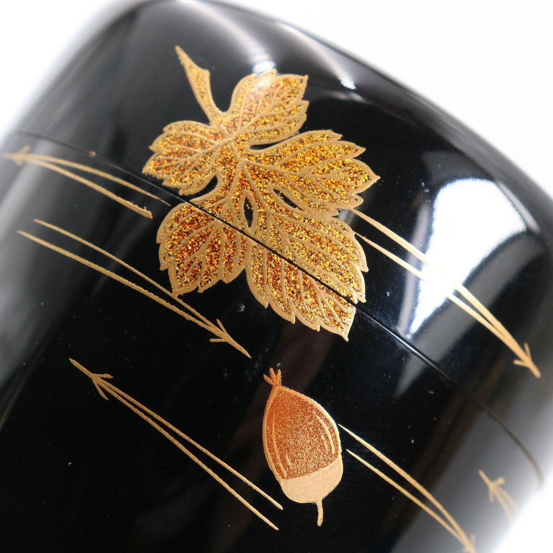 Fukiyose Maki-e Chu-Natsume — Ginkgo & Autumn Leaves by Shosai