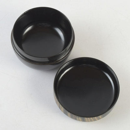 Japanese Lacquer Tea Caddy Hira-Natsume — Weeping Willow Maki-e by Yusai, Tomobako
