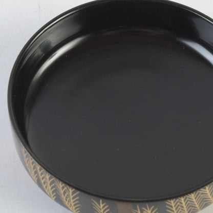 Japanese Lacquer Tea Caddy Hira-Natsume — Weeping Willow Maki-e by Yusai, Tomobako