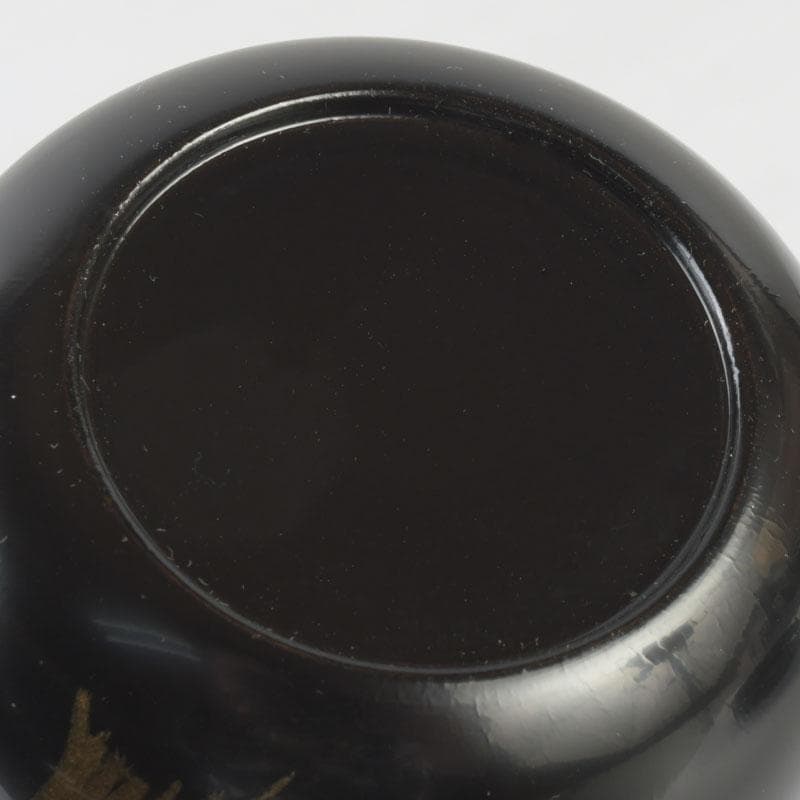 Japanese Lacquer Tea Caddy Hira-Natsume — Weeping Willow Maki-e by Yusai, Tomobako