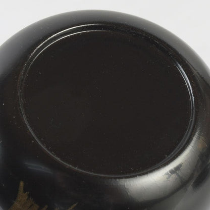 Japanese Lacquer Tea Caddy Hira-Natsume — Weeping Willow Maki-e by Yusai, Tomobako