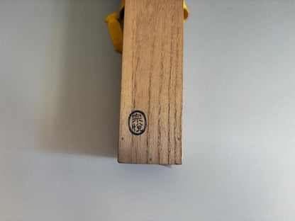 Horiuchi Sokan 'Tancho' Susudake Chashaku – Rare Spotted Bamboo Tea Scoop with Box