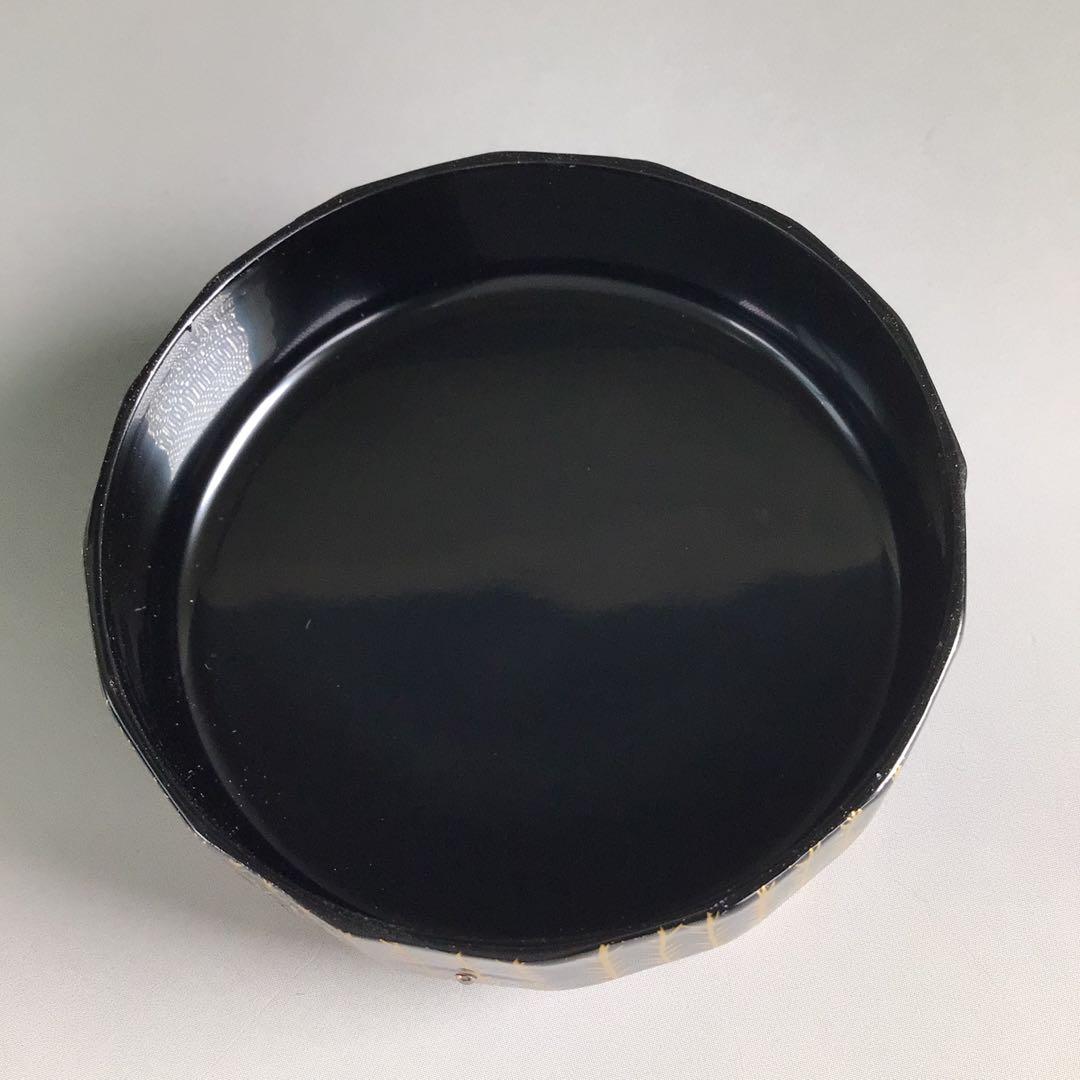 Gold Maki-e Willow Natsume by Nishimura Koho - Black Lacquer Tea Caddy with Signed Box