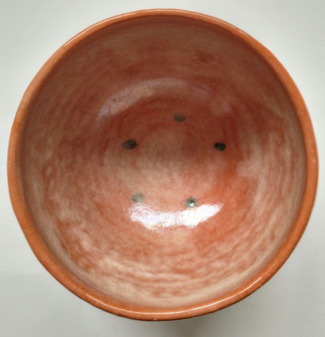 Rikyu Shichishu Kenkyo Raku Chawan by Heian Shoetsu — Yohen Glaze, Full Tomobako Set