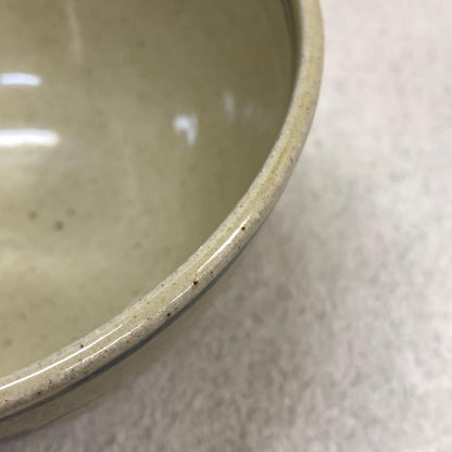 Zeze-yaki Annan-utsushi Cloud Crane Chawan — Blue Sometsuke Tea Bowl Shiga Prefecture