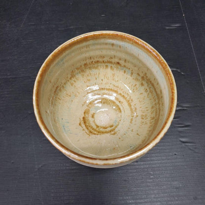 Yohen Glaze Tea Bowl by Shimizu Masa - Kiln Transformation Chawan with Signed Box