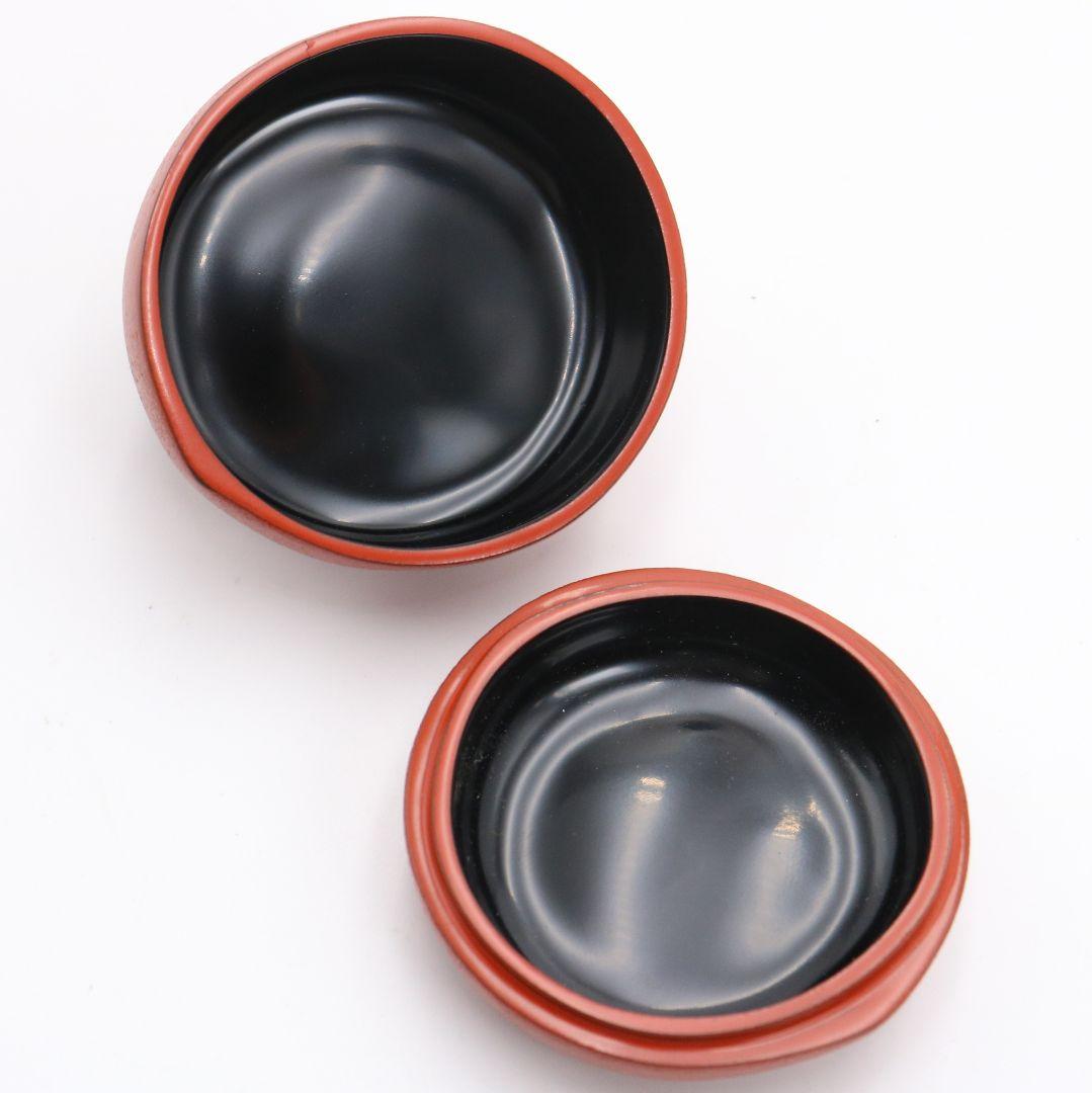 Kawagishi Mitsumasa Wajima Kanshitsu Lacquer Persimmon Kogo Incense Container, Signed Box