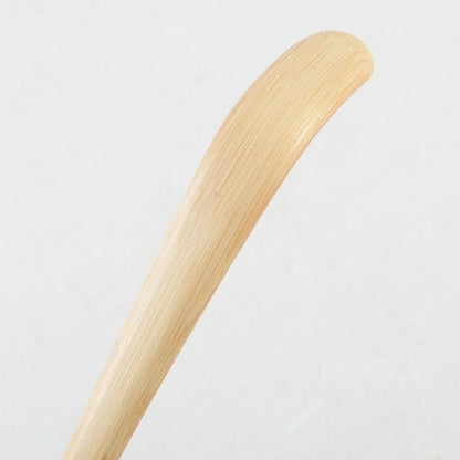 Bamboo Chashaku Tea Scoop by Kagerin Sotoku — Named 'Juhyo' (Frost-Rime) — Zen Tea Ceremony Utensil with Inscription by Zen Master Sato Bokudo