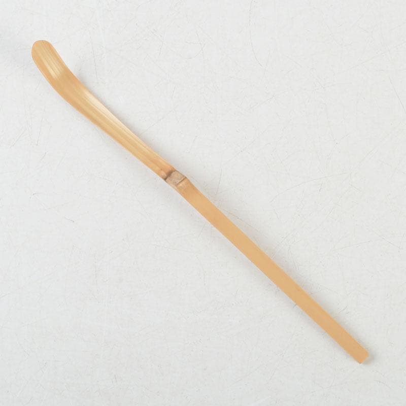 Bamboo Chashaku Tea Scoop by Kagerin Sotoku — Named 'Juhyo' (Frost-Rime) — Zen Tea Ceremony Utensil with Inscription by Zen Master Sato Bokudo