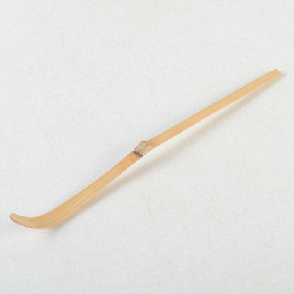 Bamboo Chashaku Tea Scoop by Kagerin Sotoku — Named 'Juhyo' (Frost-Rime) — Zen Tea Ceremony Utensil with Inscription by Zen Master Sato Bokudo