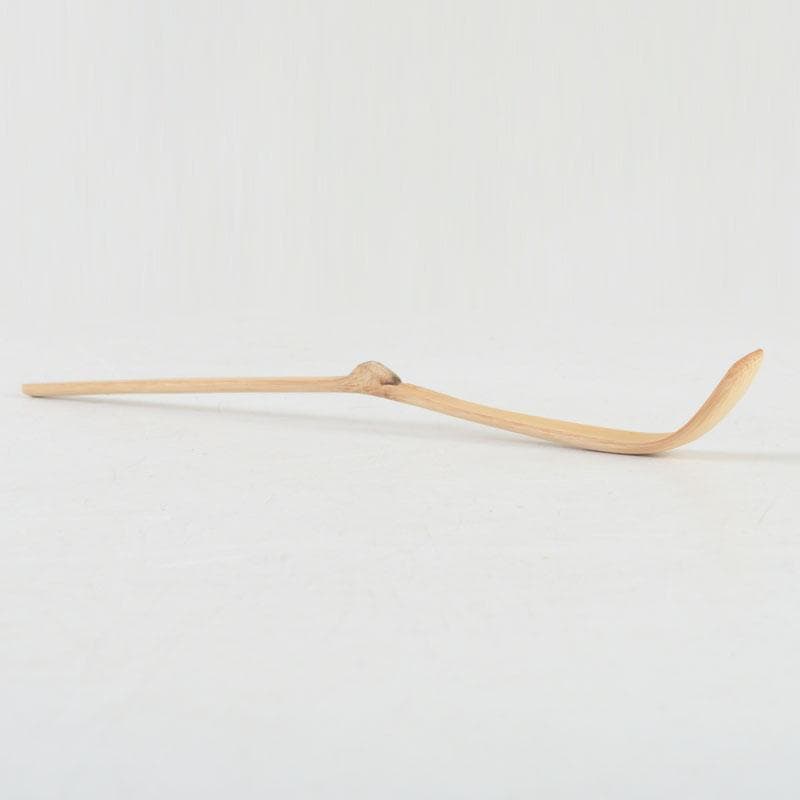 Bamboo Chashaku Tea Scoop by Kagerin Sotoku — Named 'Juhyo' (Frost-Rime) — Zen Tea Ceremony Utensil with Inscription by Zen Master Sato Bokudo