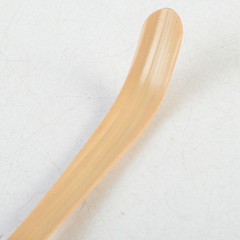 Bamboo Chashaku Tea Scoop by Kagerin Sotoku — Named 'Juhyo' (Frost-Rime) — Zen Tea Ceremony Utensil with Inscription by Zen Master Sato Bokudo