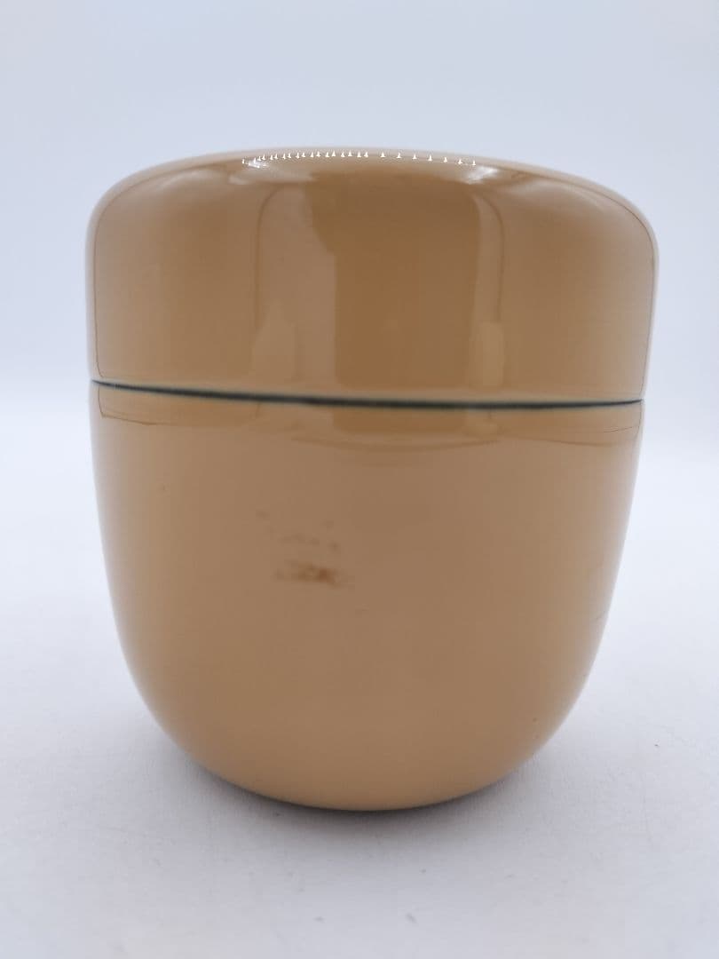 Japanese White Urushi Tea Caddy with Kingfisher Maki-e by Nakamura Kosai
