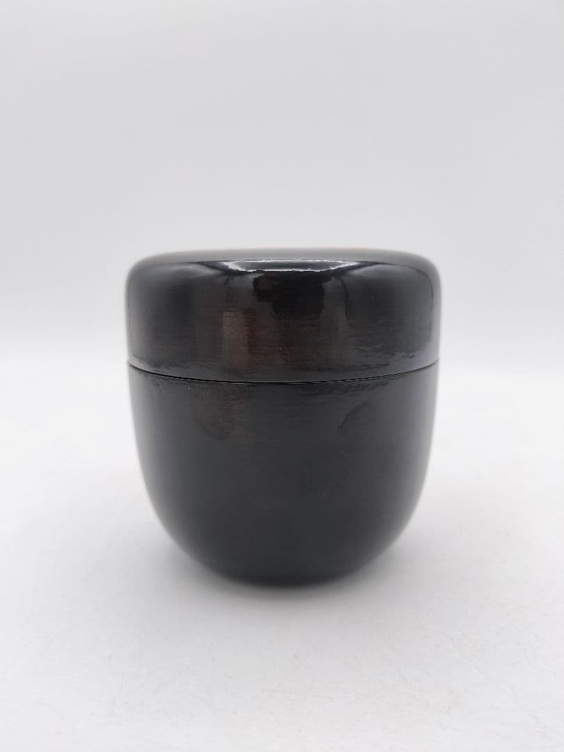 Rikyu-ume Maki-e Large Tea Caddy by Sakashita Yuho — Yamanaka Lacquer, Signed Box, New Unused