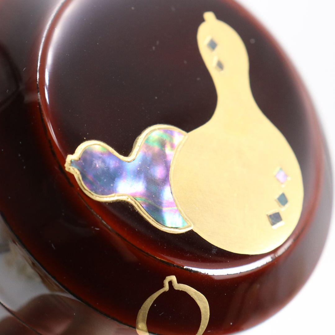 Mubyo Gourd Natsume by Nakamura Kaho – Japanese Tea Caddy – Wajima Lacquer – Japan