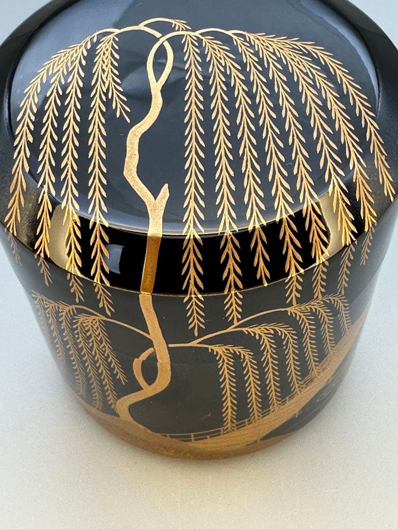 Otao Shigenori Yukibuki — Willow Bridge Gold Maki-e Lacquer