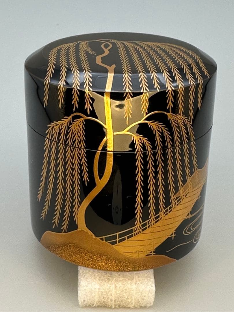 Otao Shigenori Yukibuki — Willow Bridge Gold Maki-e Lacquer