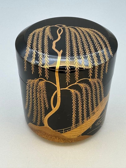 Otao Shigenori Yukibuki — Willow Bridge Gold Maki-e Lacquer