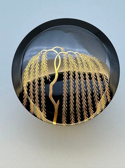 Otao Shigenori Yukibuki — Willow Bridge Gold Maki-e Lacquer