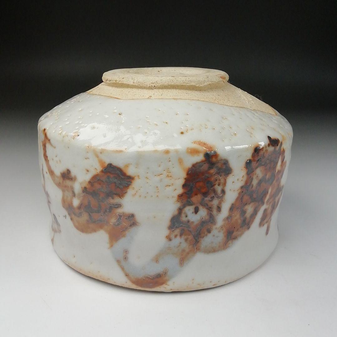 Shino Ware Tea Bowl by Tanaka Genya - Kikuizumi Kiln E-Shino Chawan with Signed Box