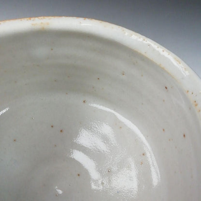 Shino Ware Tea Bowl by Tanaka Genya - Kikuizumi Kiln E-Shino Chawan with Signed Box