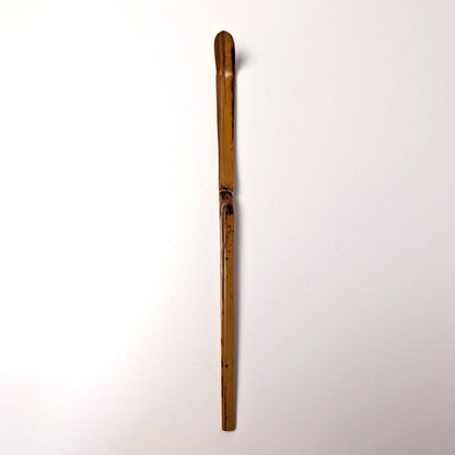 Tachibana Daikame Kakitsuke Susudake Chashaku Shofuku Mei Smoked Bamboo Tea Scoop