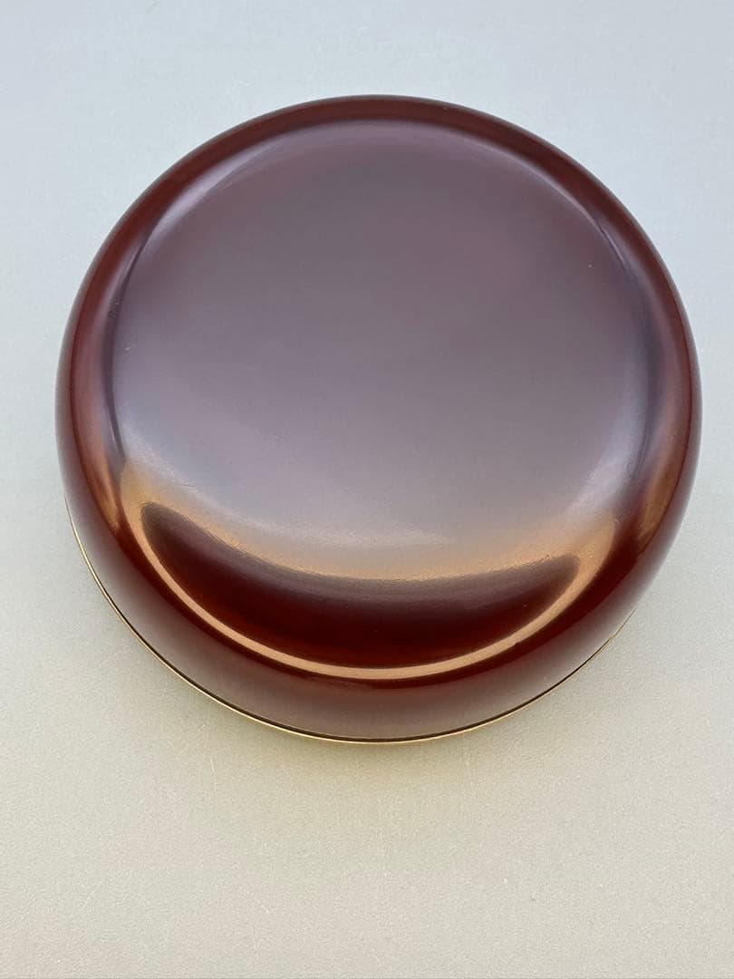 Haruno Kogo Incense Container by Okamoto Shisendo | Kyoto Tame-nuri Lacquer, Gold-Silver Maki-e Spring Field, Nashiji Interior, Tomobako