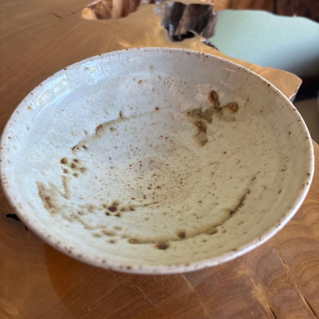 Seto Ware Flat Matcha Bowl by Kato Gorobei — Plum Blossom Hira-Chawan with Tomobako