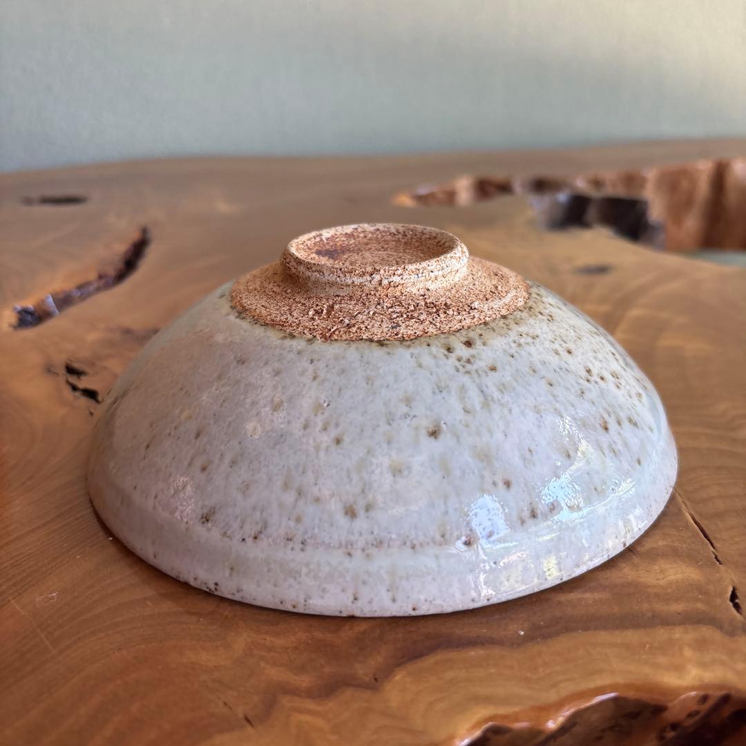 Seto Ware Flat Matcha Bowl by Kato Gorobei — Plum Blossom Hira-Chawan with Tomobako