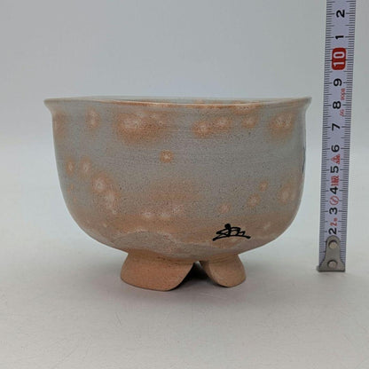 Kinkai Chawan by Rakuzan Kiln – Japanese Tea Bowl – Edo Senke Inscribed – Japan