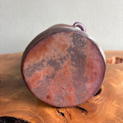 Bizen Ware Flower Vase Hanaire by Matsuen | Anagama-Fired Stoneware with Natural Ash | Tomobako | Okayama Japan