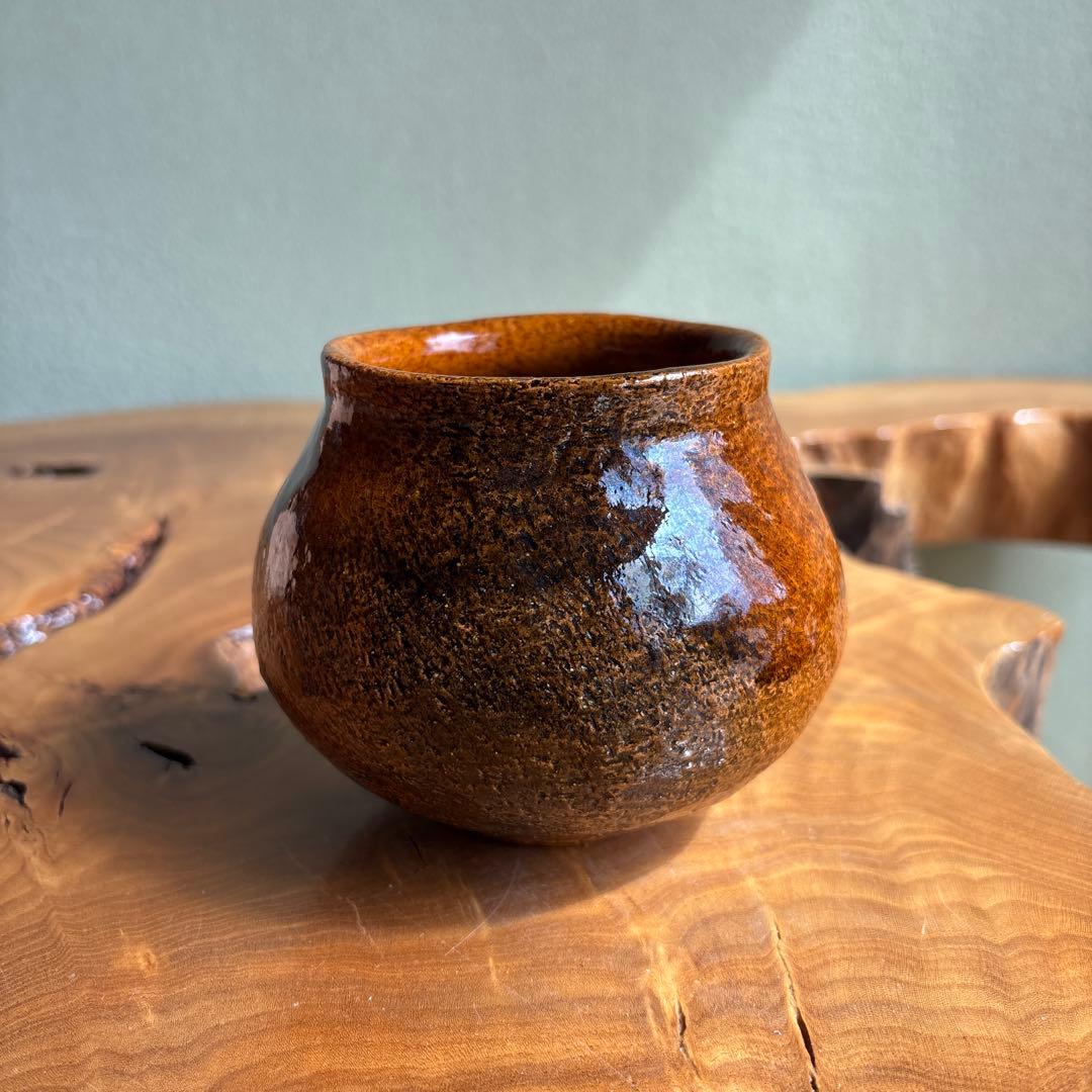 Ōhi Ware Kensui — Ame-yū Waste-Water Vessel by Ōhi Tōki, Kanazawa