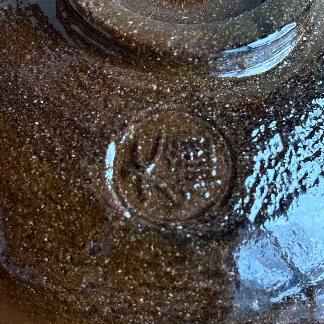 Ohi Ware Ame-yu Tea Bowl by Ohi Choami - Amber Glaze Chawan Raku Lineage with Tomobako
