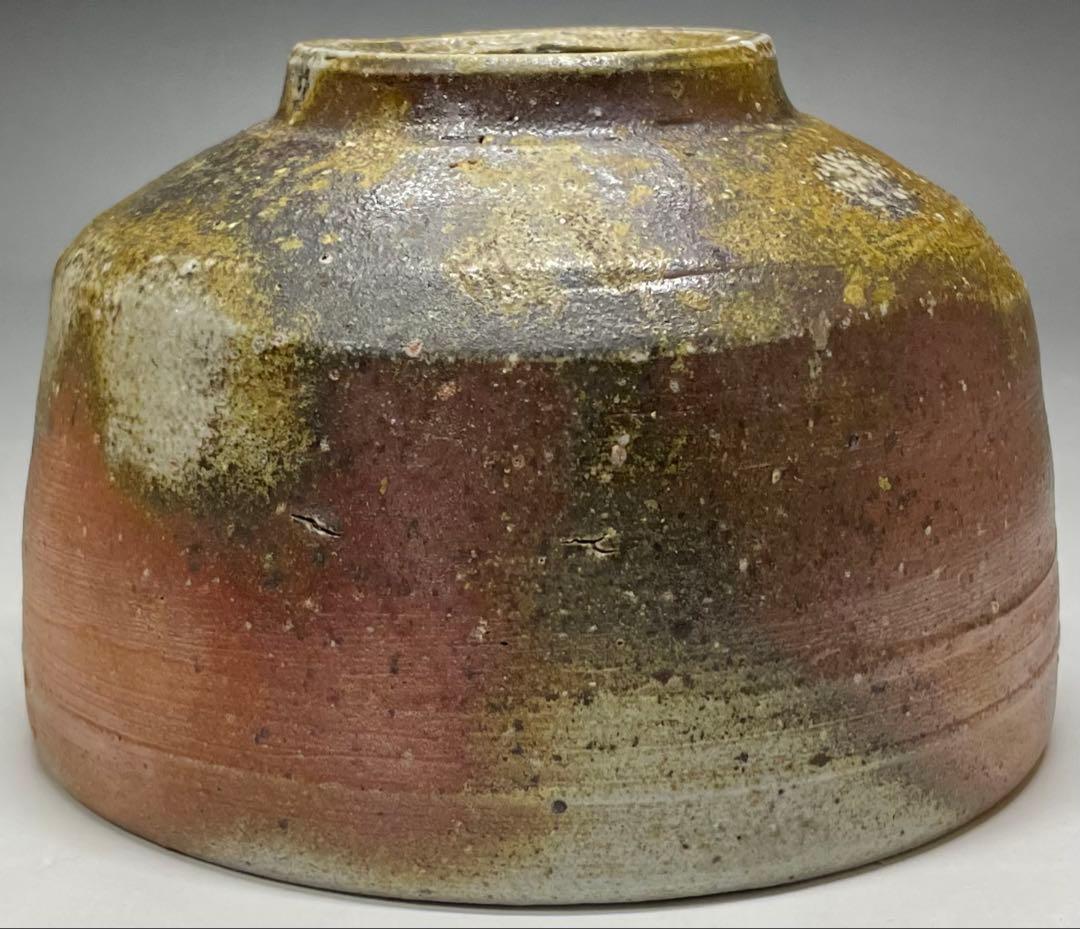 Bizen Chawan Wood-Fired Tea Bowl Yamamoto Izuru Signed Tomobako