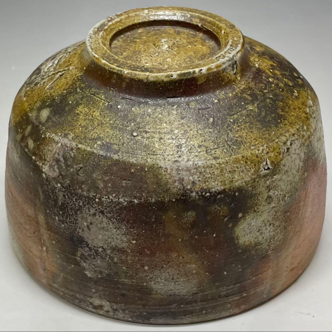 Bizen Chawan Wood-Fired Tea Bowl Yamamoto Izuru Signed Tomobako