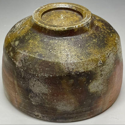 Bizen Chawan Wood-Fired Tea Bowl Yamamoto Izuru Signed Tomobako